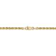 thumbnail image 4 of 14K Yellow Gold 3.20mm Diamond Cut Rope With Lobster Clasp Chain 16 IN, 4 of 5