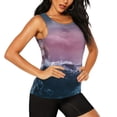 thumbnail image 2 of Balery Boat Lighthouse Storm Waves Camiseta sin mangas estampada ligera para mujer, tops de entrenamiento sin mangas, camisetas de yoga transpirables de secado rápido.-XX-Large, 2 of 7