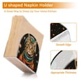 thumbnail image 4 of Cat Astronaut Planets Universe Napkin Holder for Table Clear Napkin Stand Paper Holder Acrylic Organizer Dispenser Napkins for Dinner Kitchen Restaurant Room, 4 of 8
