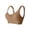 Khaki, variant on QASIEATN Women's Fashion Comfortable Wireless Bras Solid Color Soft Cup Bralettes Womens Underwear Everyday Bras for Women