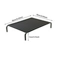 thumbnail image 1 of Elevated Dog Bed Raised Outdoor Dog Cot For Large Dogs Installation Requires No Tools Frame With Washable Breathable Mesh Slip Feet Indoor Pet Bed， Summer Ice Mat, 1 of 3