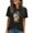 Black, variant on Pxxlle Womens Short Sleeve Shirts Fashion Graphic Tee Shirt Loose Fit Round Neck Going Out Tops (Gray S)