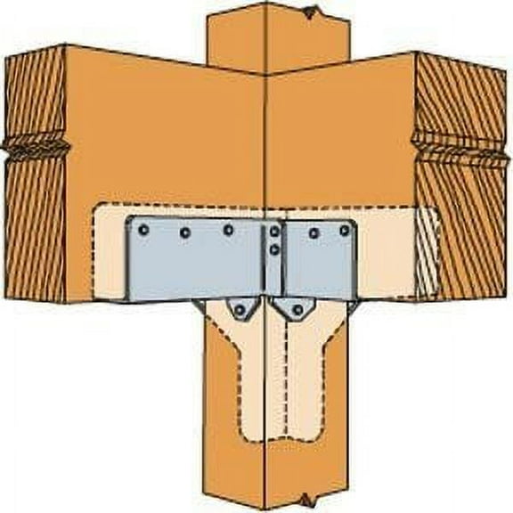 Simpson Strong-Tie Rigid Tie Connector RTC24Z - Galvanized - Multicolor