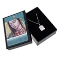 thumbnail image 3 of Medalla de la Virgen de Guadalupe Medalla Italiana imagen completa forma cuadrada con orilla lisa con cadena, 3 of 3