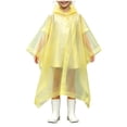 thumbnail image 2 of OGLCCG Rain Poncho for Kids Waterproof Reusable EVA Raincoat One Size Hooded Rain Jackets for Boys and Girls, Size 3-14, 2 of 8