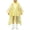 Yellow, variant on Kids EVA Rain Poncho with Hood, Lightweight Waterproof Transparent Rain Cape, Reusable Portable Raincoat for Boys Girls Travel Camping Outdoor Yellow Free Size