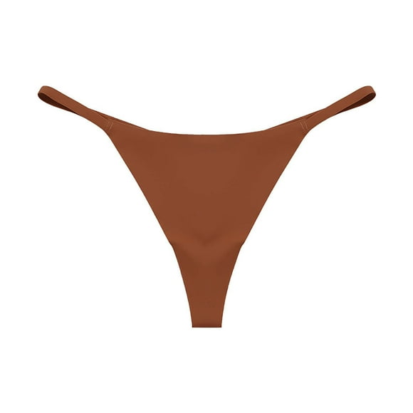 Bigersell Sheer Panties Clearance Womens Long Underwear Bikini Panty Style P-1179 Spandex Shaping Panties Lace Thongs Ladies Briefs High Waist Women's Bikini Panties Orange L