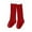Red, variant on YWOAGH Baby Socks Ribbed Mid Calf Length Socks Solid Color Fashion Style Student And Sport Socks Red 5-8 Years