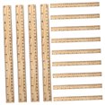 thumbnail image 4 of SOPOTUTU 26-Piece Wooden Ruler Set Chocolate Color for Tailoring Sewing Measuring Tools, 4 of 8