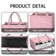 thumbnail image 4 of Large Capacity Tote Bag,Pink Breast Cancer Handbag Fashion Luxury Tote Bag,15.7"x13"x 5.1" Inches,Laptop Compatible, 4 of 6
