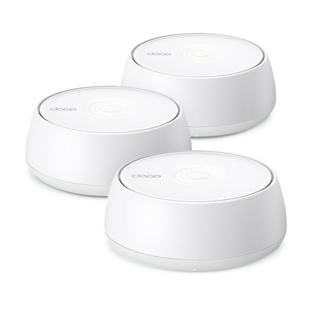 TP-Link Deco BE4800 Dual-Band Wi-Fi 7 Next-Generation AI-Driven Home Mesh Router System, 3-Pack (Deco WB14400) - Covers up to 6,600 Sq. Ft, Replaces Wi-Fi Router and Extender
