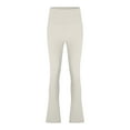 thumbnail image 4 of Pantalones deportivos de yoga: leggings acampanados de cintura alta, nailon y spandex, ropa deportiva elegante, cómodos y elásticos., 4 of 8
