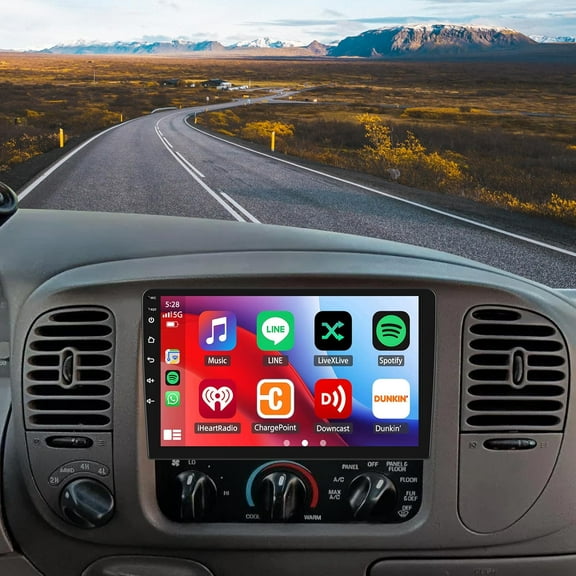 Zcargel 10.1in Android 13 Car Stereo, In-Dash Double Din Head Unit, Wireless CarPlay, Wired Android Auto, GPS Navigation, Backup Camera, Bluetooth, WiFi, SWC, DVR, 4 64GB for Ford Windstar 1999-2003