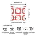 thumbnail image 5 of Housse de Coussin Carrée 18 Pouces Motifs Géométriques, 5 of 5
