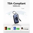 thumbnail image 6 of INIU SnapGo Mini Portable Charger, Power Bank for Apple Watch and iPhone, 5000mAh 20W PD Fast Charging Flight-Safe Travel Essential Battery Pack for Apple Watch Ultra 11 10 9 8 SE, iPhone Air 17 16, 6 of 9