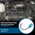 thumbnail image 3 of Conector de arnés de reparación de alternador para Honda Civic 2006-2009, arnés de cableado de alternador para Lexus Lx470 2003-2005 9098011964, 3 of 7
