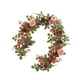 thumbnail image 5 of Enredadera de flor de Rosa Artificial de 5,9 pies, guirnalda Floral decorativa de vegetación, guirnalda de flores artificiales para fondo de mesa de Rojo, 5 of 8
