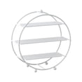 thumbnail image 1 of Soporte para cupcakes de 3 niveles, soporte para pasteles, bandeja para servir, soporte moderno para cupcakes y dulces. Blanco, 1 of 9
