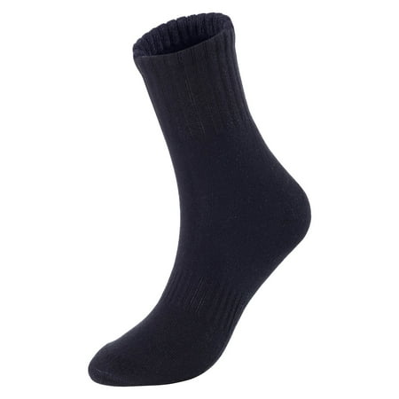 

Lian LifeStyle Premium Children s 1 Pair Cotton Sports Socks Size 9Y-12Y JH0105 Color Black