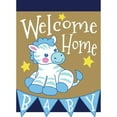 thumbnail image 2 of Magnolia Garden Flags M010023 13 x 18 in. Welcome Home Baby Girl Polyester Garden Flag, 2 of 2