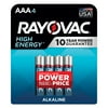 Rayovac High Energy AAA Batteries (4 Pack), Triple A Batteries