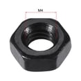 thumbnail image 3 of M4 Carbon Steel Grade 8 Hexagon Hex Nut Black 100Pcs, 3 of 4
