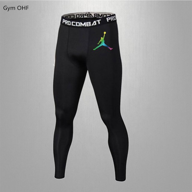Leggings De Yoga Negro Para Hombre/Pantalones Deportivos De Compresión Para Correr/Baloncesto/Entrenamiento/Fútbol /pangjing