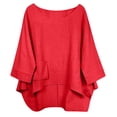 thumbnail image 1 of Blouses à Manches Courtes pour Femmes Mode Femme Décontracté Uni Col Rond T-Shirt Ample à Manches Courtes Blouse Hauts T-Shirts d'Été pour Femmes Hauts à Manches Courtes Hauts à Manches Courtes pour Femmes, 1 of 8