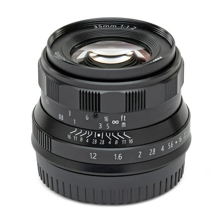UPC: 0040962897836 | Koah Artisans Series 35mm f/1.2 Manual Focus Lens for Micro Four Thirds (Black)