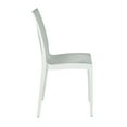thumbnail image 4 of Weave Mace Indoor Outdoor Dining Chair (Armless) - White, 4 of 7