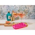 thumbnail image 3 of Pink Heart-Shaped Silicone Ice Cube Tray, 18*11.2*1.8cm, 3 of 4