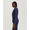 thumbnail image 4 of Fit by White Cross Women's Zip Front Mesh Detail Solid Scrub Jacket, 4 of 4