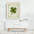 thumbnail image 3 of Vintage green lucky clover with four leaf in engraving style. - Illustration Vintage Botanical Nature Art Deco Unframed Wall Art Print 18 x 24 inches, 3 of 4