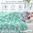 thumbnail image 6 of VK·LIVING Cooling Blanket for Hot Sleepers 90"x 108" Breathable Summer Blankets Q-Max>0.5 Arc-Chill Cooling Thin Blankets for Night Sweats, Lightweight Double Sides Cooling Blankets, 6 of 8