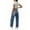 *1-Dark Blue, variant on Women's Floral Wide Leg Denim Pants , High Waisted Washed Jeans For Women,Ladies' Casual Loose Fit Trousers with Pockets,Khaki,S-5XL