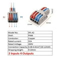 thumbnail image 5 of ODOMY Mini Fast Wire Connector Universal Wiring Cable Connector Push-in Conductor Terminal Block PCT-222 SPL-62/42, 5 of 9