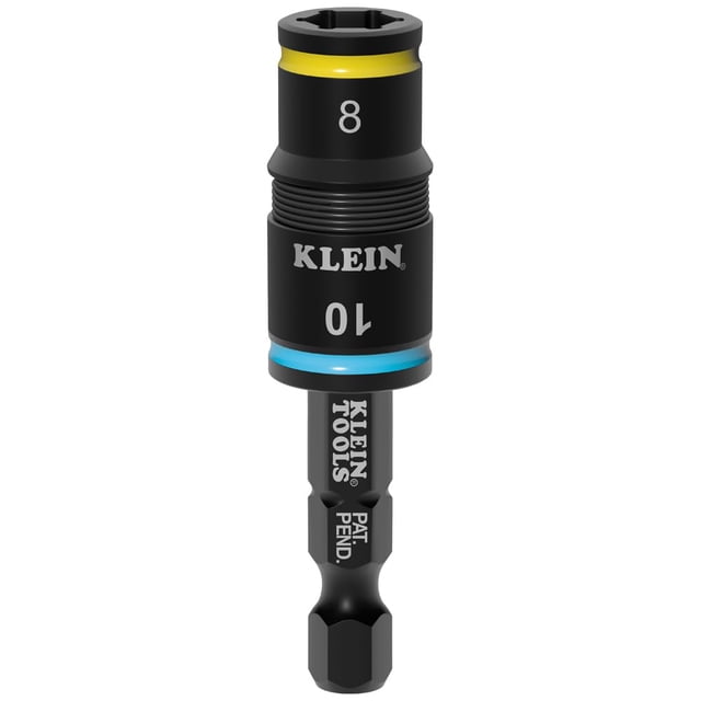 Juego de enchufes Klein Tools 32931M 2 en 1 de impacto métrico de 8 mm y 10 mm
