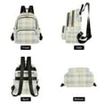 thumbnail image 2 of ALAZA Light Checkered Womens Travel Laptop Backpack Large Daypack Ladies Shoulder Bags M, 2 of 7