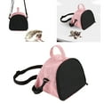 thumbnail image 6 of Portable Hedgehog Hamster Carrier Bag Case with Detachable Strap Zipper Breathable Small Guinea Rat Chinchilla Carrier Pouch Bag for Small Animals L, 6 of 9