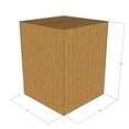 thumbnail image 3 of 14x14x18 Kraft Brown Corrugated Shipping Boxes, 32 ECT Single-Wall, Qty 5, 3 of 3