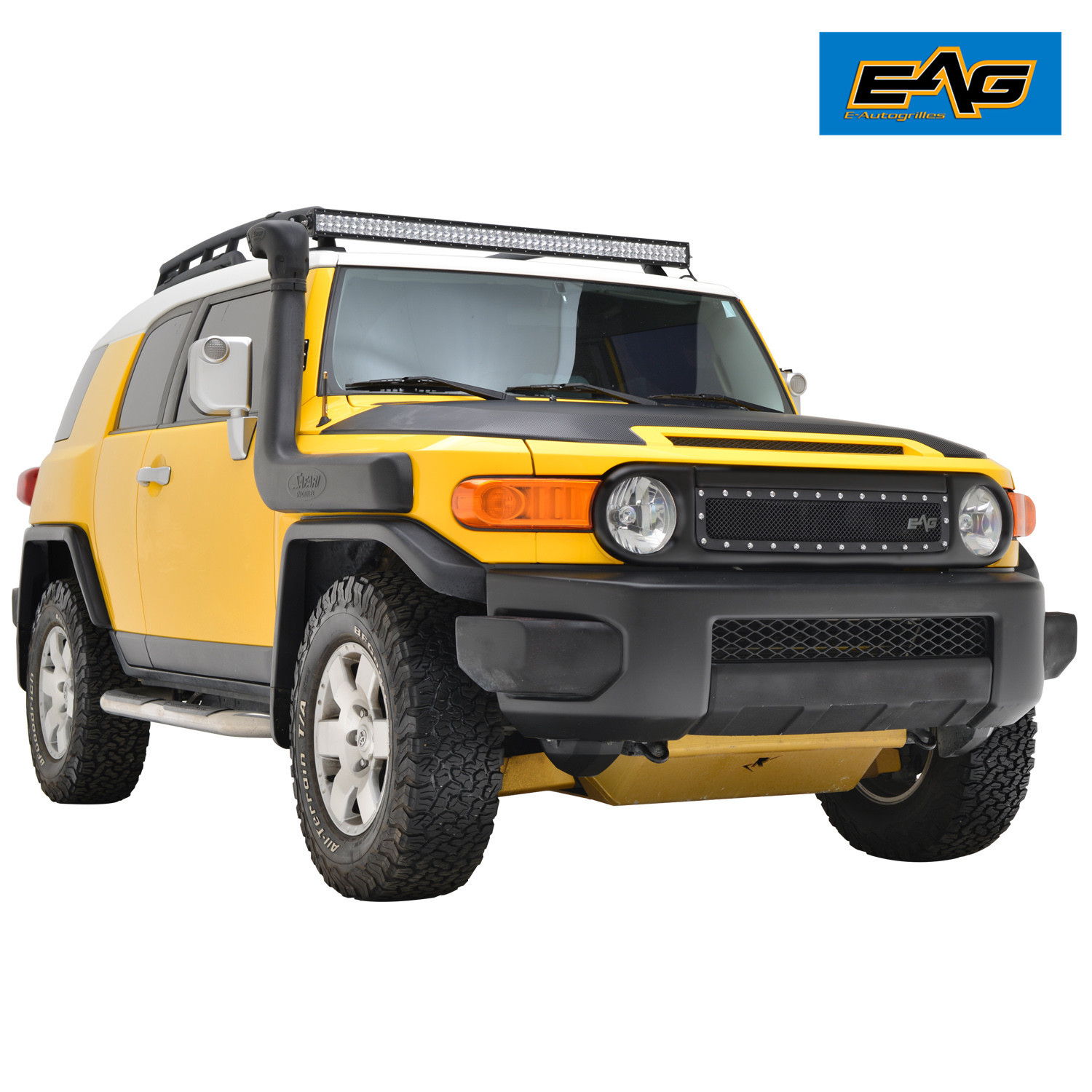 EAG Rivet Stainless Steel Wire Mesh Grille for 07-14 Toyota FJ Cruiser