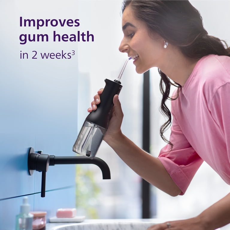 Free Shipping! Sonicare Electric Cordless Power Flosser 3000 Black