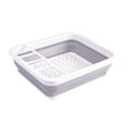 thumbnail image 3 of Lunxisen 4 Pcs Kitchen Foldable Dish Drainer Retractable Storage Rack Space Saving Tableware Organizer for Countertop, 3 of 7