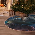 thumbnail image 5 of Sikiie Ocean Coral Turtle Nativity Christmas Tree Skirt, Jesus Christian Winter Holiday Tree Mat Decoration(30-48IN)30", 5 of 6