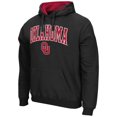 thumbnail image 2 of Men's Colosseum Black Oklahoma Sooners Arch & Logo 3.0 Pullover Hoodie, 2 of 3