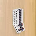 thumbnail image 2 of WRKEKC Clearance Wall-Mounted Battery Organizer - Dual-Layer AA/AAA Storage Rack with Mounting Holes, Plastic Battery Management System, 2 of 6