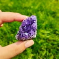 thumbnail image 3 of Natural Amethyst Crystal Cluster Raw Stone - Untouched Geode Specimen for Energy Healing, Feng Shui & Home Decor, 3 of 7