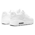 thumbnail image 3 of NIKE GRADE SCHOOL Air Max 90 Leather GS Triple "Triple White" CD6864 100 from Stadium Goods, 3 of 8