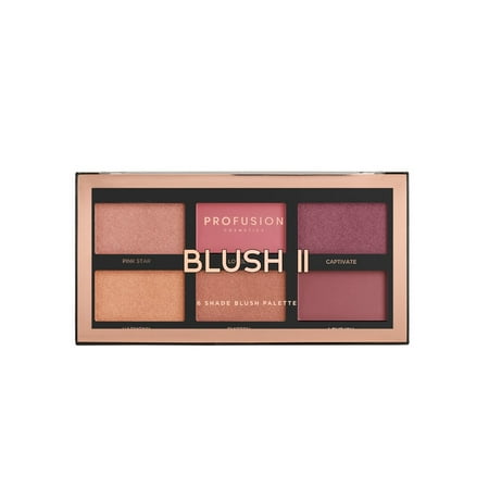 Profusion Cosmetics Blush II 6 Color Palette