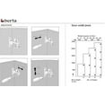 thumbnail image 4 of Berta 60 Pieces Full Overlay Frameless Soft Closing European Hinges, 110 Degree 3D Adjustable Clip On Concealed Kitchen Cabinet Door Hinges with Screws, 4 of 5